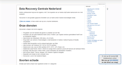 Desktop Screenshot of datarecoverycentrale.nl